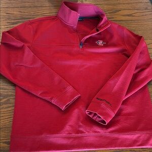Red Quarter-Zip san diego state Men's Sweater EUC